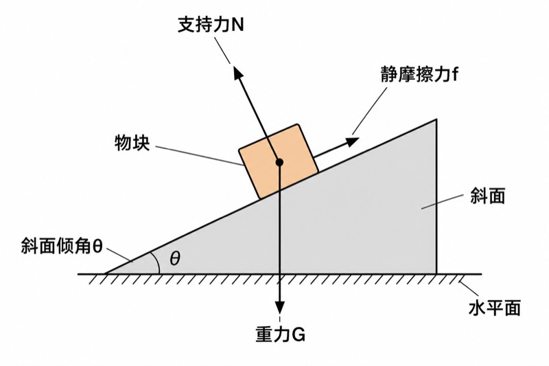 斜面受力分析