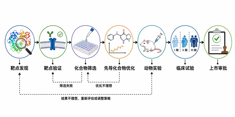 图文摘要 · 药物研发流程