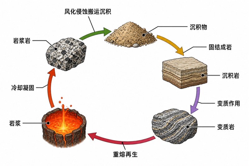 岩石圈物质循环