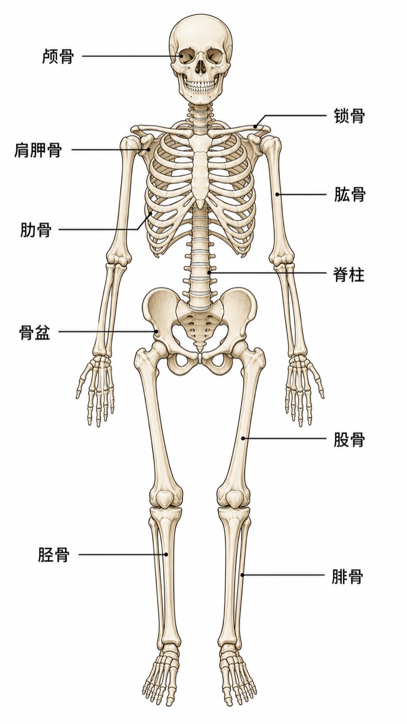 人体骨骼系统